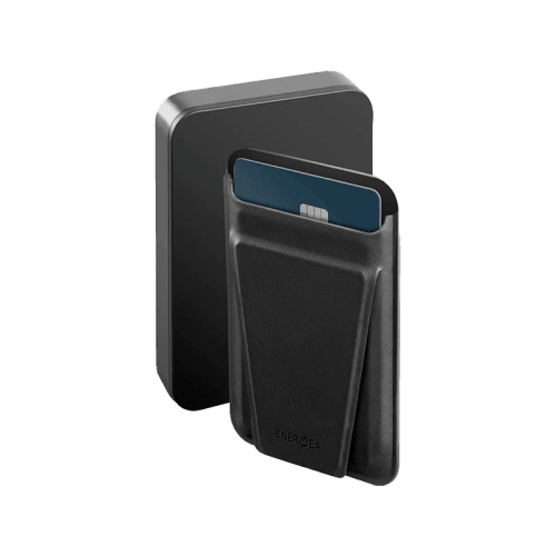 Energea MagWallet Card With MagPlus 10000mAh Power Bank - Gunmetal
