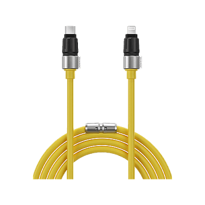 Sharge Phantom USB-C to Lightning 480Mbps 20W Cable 1.2M - Yellow