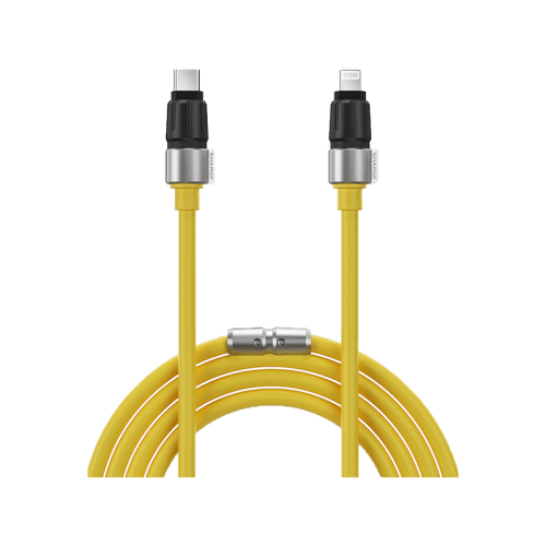 Sharge Phantom USB-C to Lightning 480Mbps 20W Cable 1.2M - Yellow