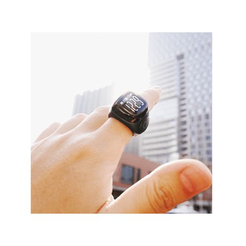 iQibla Zikr Noor Smart Bluetooth Ring 22mm - Black