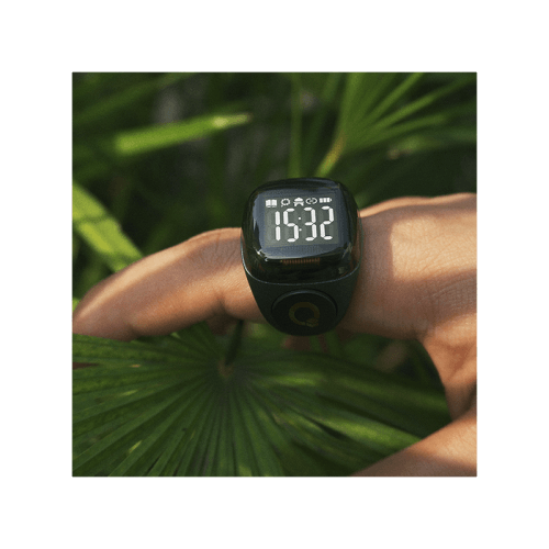 iQibla Zikr Noor Smart Bluetooth Ring 22mm - Black