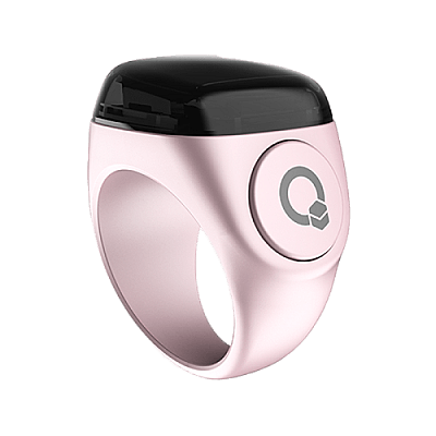 iQibla Zikr Noor Smart Bluetooth Ring 18mm - Pink