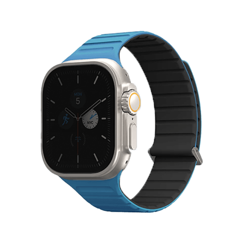 Uniq Revix Evo Reversible Strap For Apple Watch 49/45/44/42mm - Pacific Blue / Black
