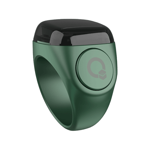 iQibla Zikr Noor Smart Bluetooth Ring 20mm - Green