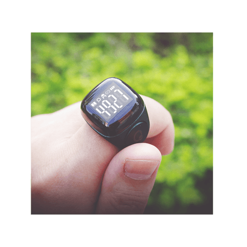iQibla Zikr Noor Smart Bluetooth Ring 20mm - Navy Blue
