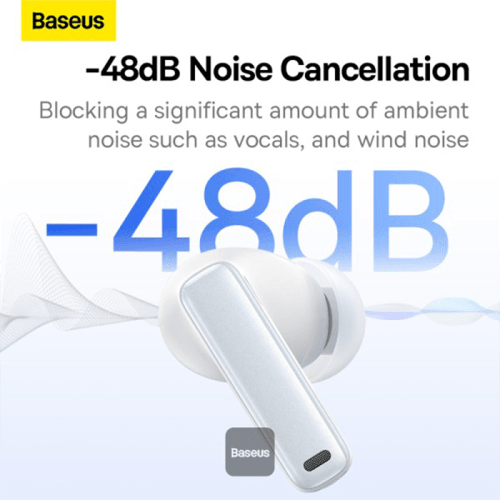 Baseus Bowie M2s True Wireless Earphone - Moon White