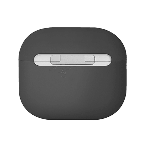 Uniq Lino Hybrid Liquid Silicon Case for Airpods 4th Gen Case - Ash Grey