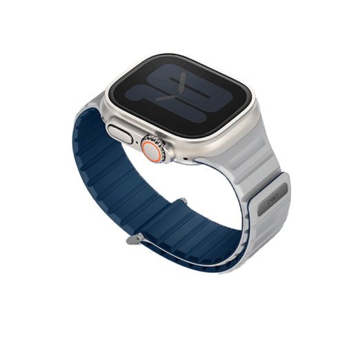 Uniq Revix Evo Reversible Strap For Apple Watch 49/45/44/42mm - Royal Blue / Chalk