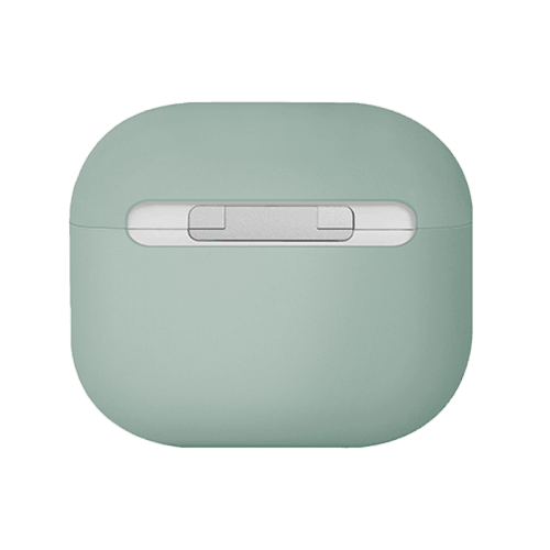 Uniq Lino Hybrid Liquid Silicon Airpods 4th Gen Case – Ice Plant Green