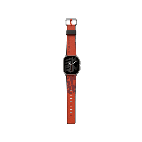 SkinArma Spunk Watch Strap for Apple Watch 49/45/44mm - Orange Red