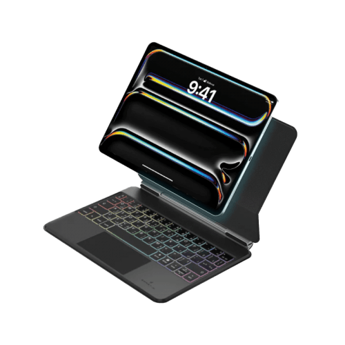 Smart Premium Magnetic Backlight Keyboard With Trackpad for iPad Pro 13 M4