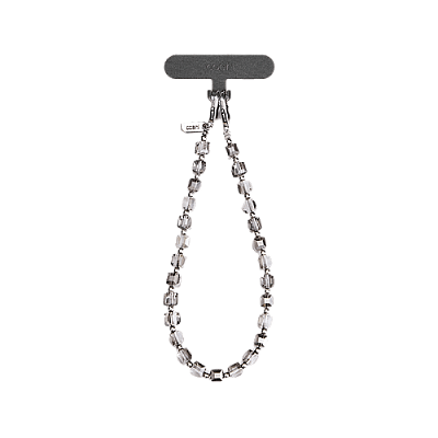 Uniq Coehl Candy Gem Universal Phone Charm Handstrap - Sparkling Silver