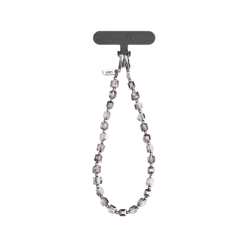 Uniq Coehl Candy Gem Universal Phone Charm Handstrap - Sparkling Silver