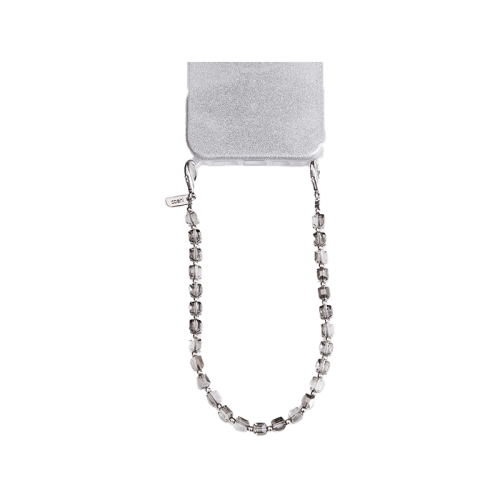 Uniq Coehl Candy Gem Universal Phone Charm Handstrap - Sparkling Silver