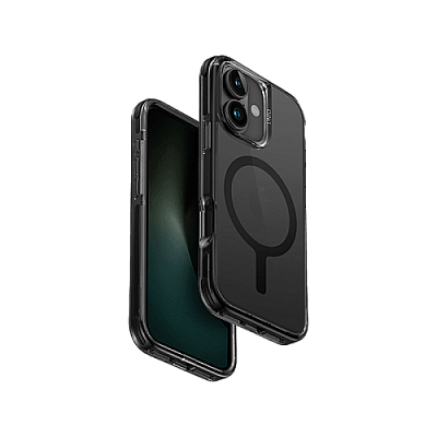 Uniq Hybrid Combat Magsafe Case for iPhone 16 - Carbon