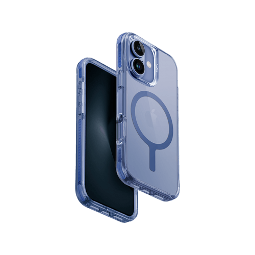 Uniq Hybrid Combat Magsafe Case for iPhone 16 - Pearl Blue