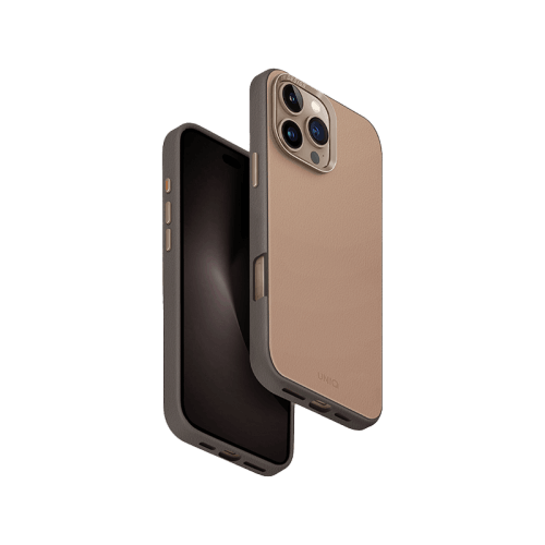 Uniq Hybrid Lyden DS Magsafe Case for iPhone 16 Pro - Natural / Flint Grey