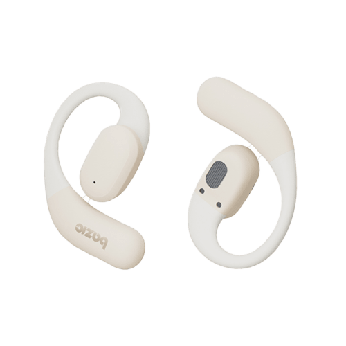 Bazic GoSound Jolt OWS Earphones With  Display USB-C Case – Beige