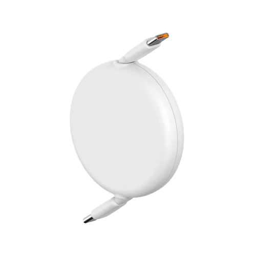 Baseus Free2Draw USB-C to USB-C 100W Mini Retractable Cale 1m - Moon White