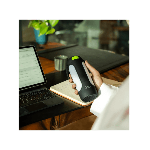 Goui Trio Power Bank With Foldable Ambient Light and Speaker - Black