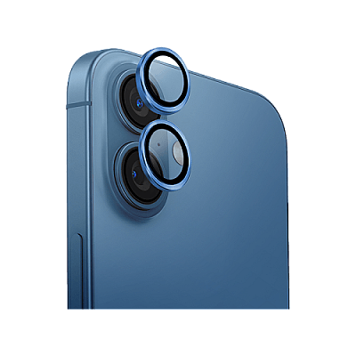 Uniq Optix Camera Lens Protector for iPhone 16 & 16 Plus – Pearl Blue