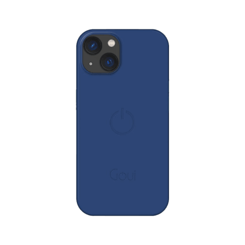 Goui Magnetic Case With Magnetic Bars for iPhone 14 + Magnetic Strap - Midnight Blue