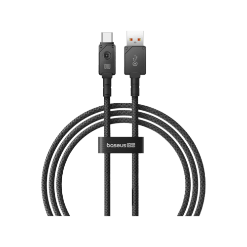 Baseus Unbreakable Series USB-A to USB-C 100W Fast Charging Cable 1m - Cluster Black