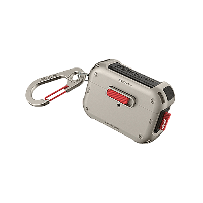 SkinArma Mecha Case for Airpods Pro 2 - Titanium