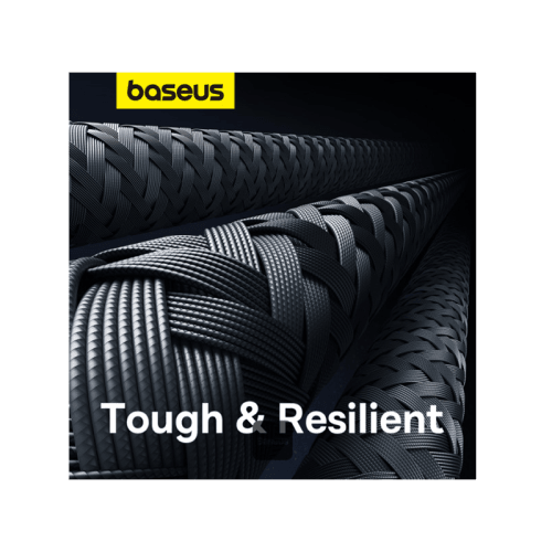 Baseus Unbreakable Series USB-A to USB-C 100W Fast Charging Cable 1m - Cluster Black