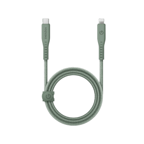 Energea Flow 480mbps USB-C to Lightning Cable 1.5M - Green