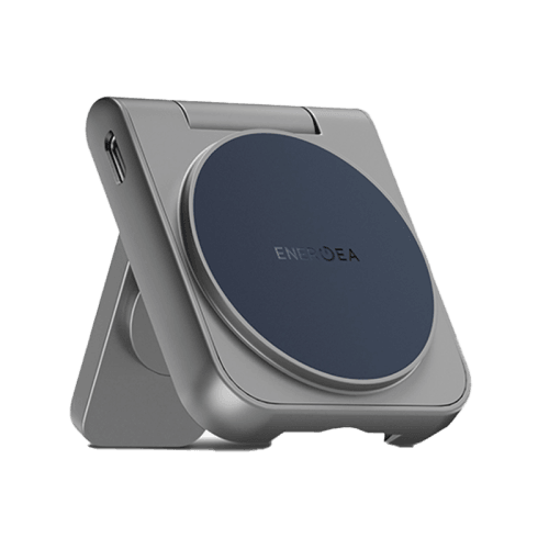 Energea MagDuo 2 IN 1 Foldable Magsafe Fast Wireless Charger - Blue