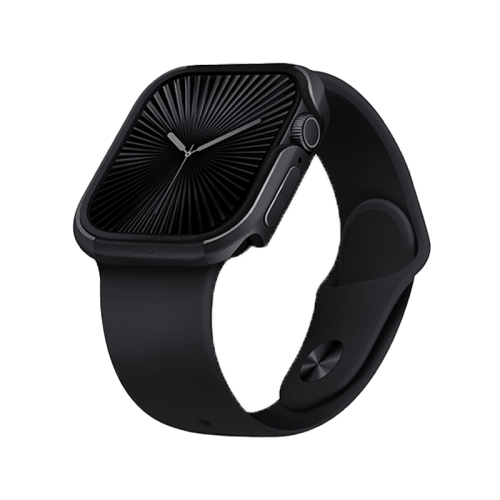 Uniq Valencia Case for Apple Watch 46MM - Midnight Black
