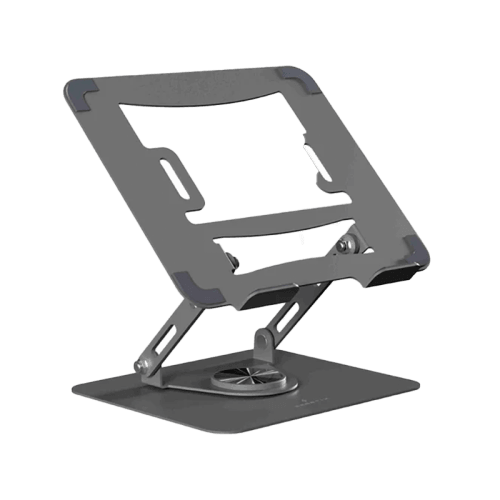 Smart Premium Aluminium Rotatable Laptop Stand - Gray