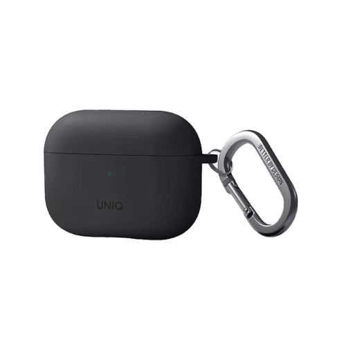 Uniq Nexo Silicone Hang Case With Sports Ear Hooks for Airpods Pro 2 - Charcoal Grey