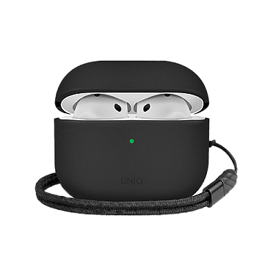 Uniq Lyden Hang Case for AirPods 4th Gen - Dallas Black