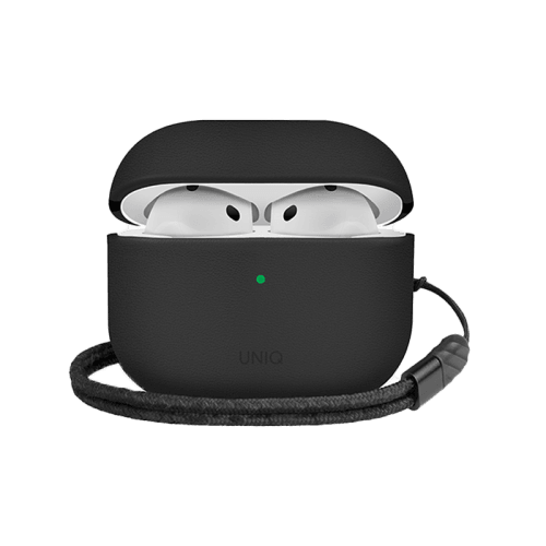 Uniq Lyden Hang Case for AirPods 4th Gen - Dallas Black