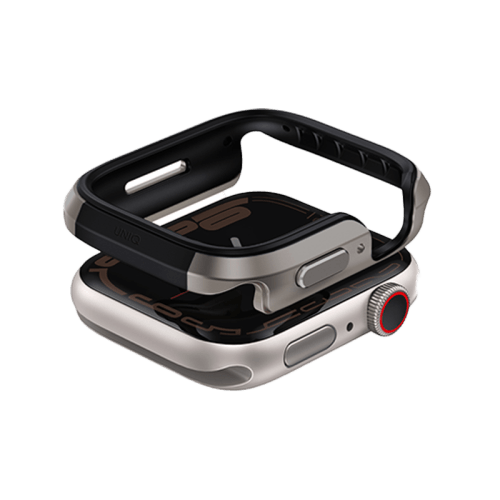 Uniq Valencia Case for Apple Watch 46MM - Titanium Silver