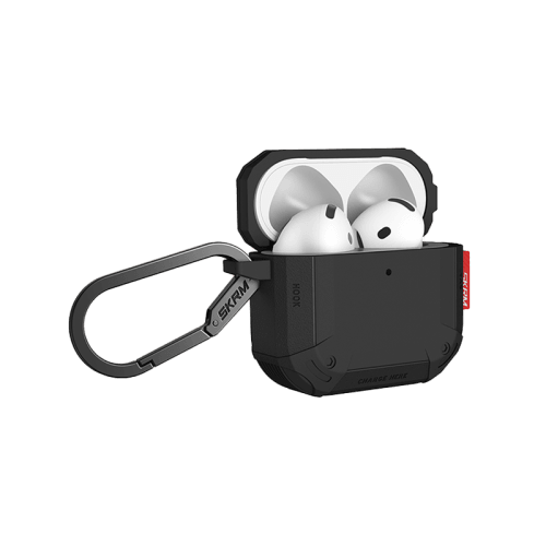 SkinArma Mecha CE Case for Airpods 4 - Black