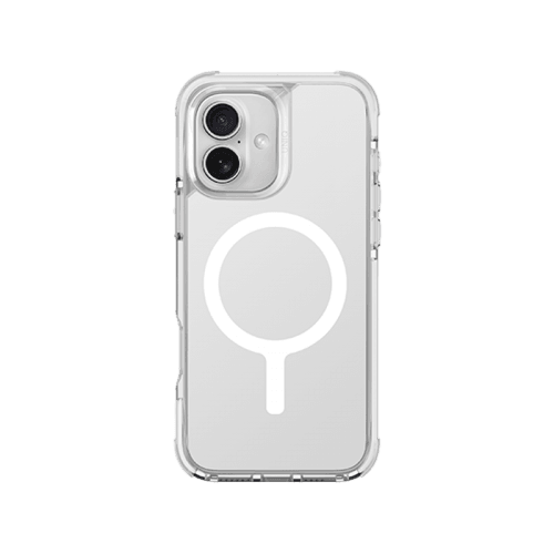 Uniq Hybrid Combat MagSafe Case for iPhone 16 - Lume White