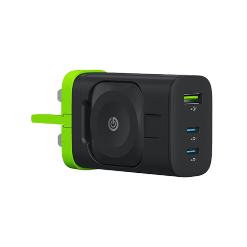 Goui Wall Charger 45W With Apple Watch Charger - Black
