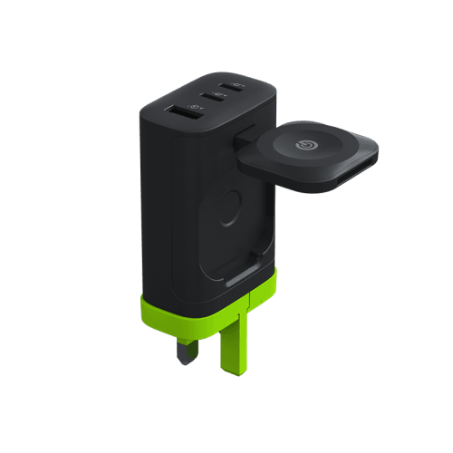Goui Wall Charger 45W With Apple Watch Charger - Black