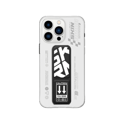 SkinArma Apex Grip-Stand Case for iPhone 15 Pro - Black