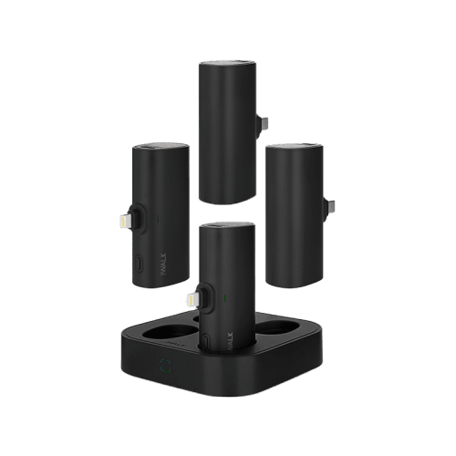 iWalk LinkPod 4 in 1 4500mAh Power Bank Station - Black
