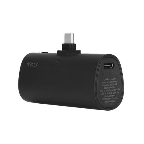 iWalk LinkPod 4 in 1 4500mAh Power Bank Station - Black