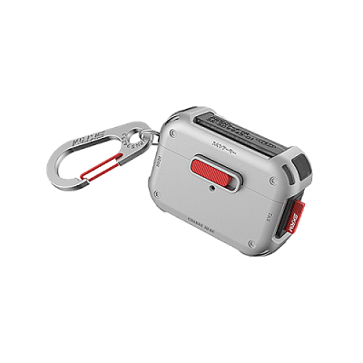 SkinArma Mecha Case for Airpods Pro 2 - Chrome