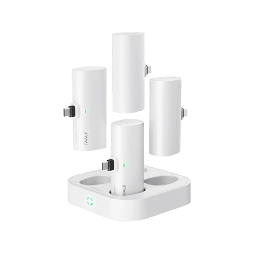 iWalk LinkPod 4 in 1 4500mAh Power Bank Station - White