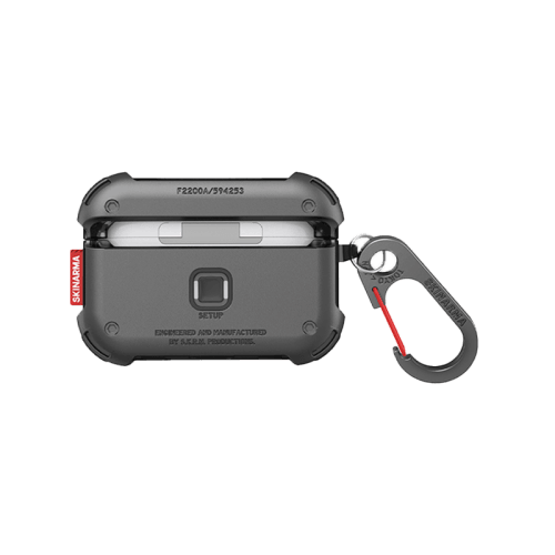 SkinArma Mecha Case for Airpods Pro 2 - Gunmetal