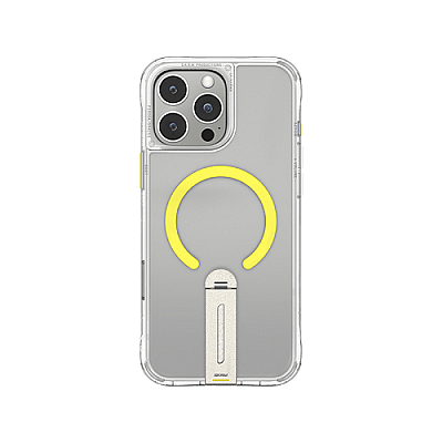 SkinArma Helix MagSafe Case With 360 Rotating Stand for iPhone 16 Pro Max - Clear