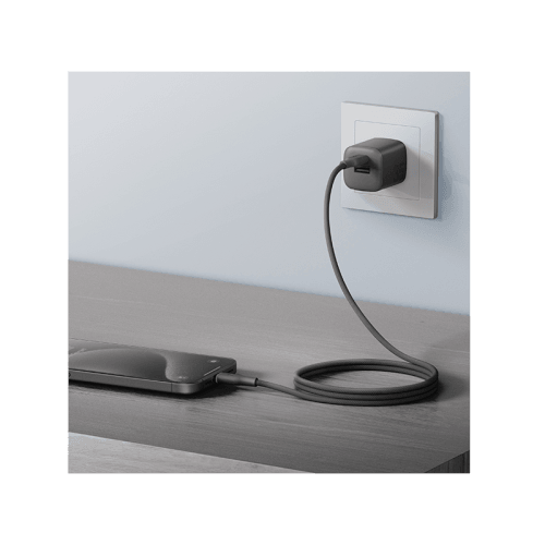 Bazic GoCharge Weave USB-C to USB-C 480Mbps 60W Cable 1.5M - Black
