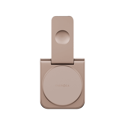 Energea MagDuo 2 IN 1 Foldable Magsafe Fast Wireless Charger - Gold